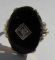 ONYX DIAMOND RING 14K YELLOW GOLD SIZE 7 1/2