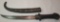 JANBIYA KHANJAR DAGGER KNIFE & SCABBARD WOOD GRIP