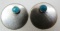 TURQUOISE EARRINGS STERLING SILVER SIGNED