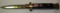 AKC ITALIAN SWITCHBLADE AUTO KNIFE GOLD & BLACK