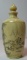 CARVED FOSSIL ASIAN SNUFF BOTTLE JAR SIGNED