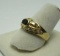 SAPPHIRE DIAMOND RING 18K YELLOW GOLD