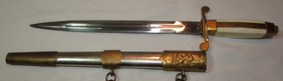ROMANIAN DAGGER KNIFE SCABBARD & HANGER