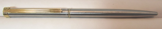 TIFFANY & CO DIPLOMAT PEN SILVER GOLDTONE GERMANY