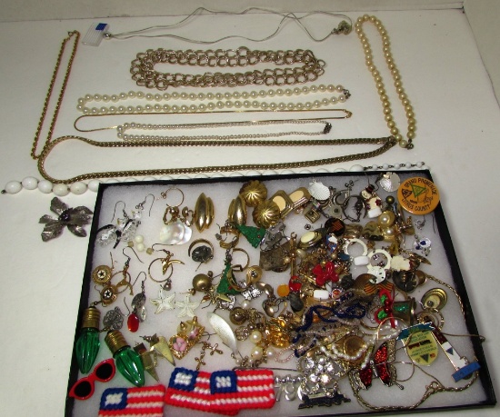 VINTAGE ESTATE COSTUME JEWELRY LOT