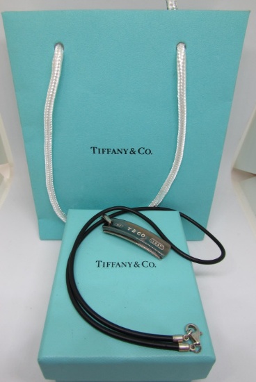 TIFFANY & CO NECKLACE STERLING SILVER TITANIUM 925