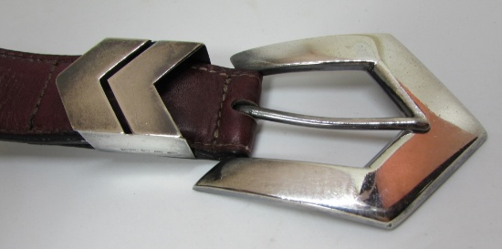 ITALY CG STERLING SILVER BELT & BUCKLE 100 GRAMS TIFFANY