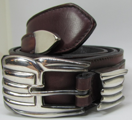 ITALY CG STERLING SILVER BELT & BUCKLE TIFFANY