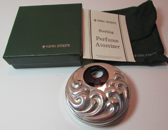 STERLING SILVER PERFUME PURSE KIRK STIEFF