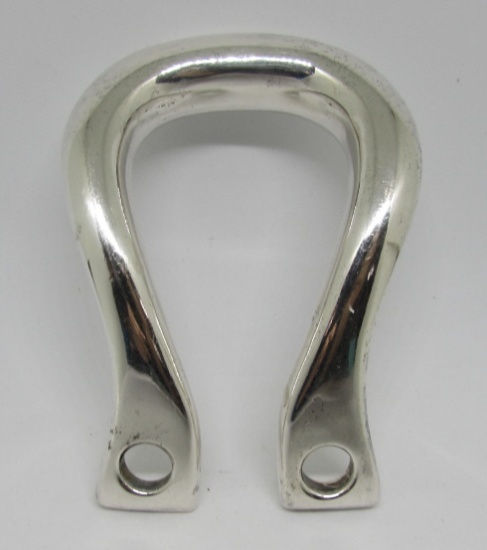 MID CENTURY MODERN STERLING SILVER BELT BUCKLE