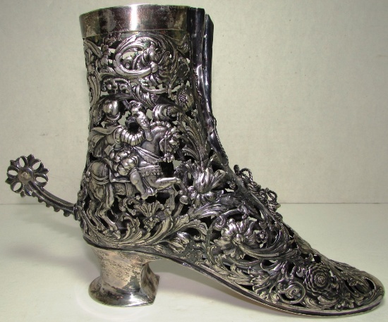 BERTHOLD MULLER LADY'S RIDING BOOT STERLING SILVER