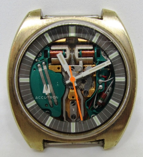 BULOVA ACCUTRON SPACEVIEW WATCH D71111 N1 RUNNING