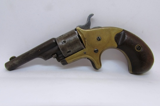 1874 COLT OPEN TOP 22 CAL REVOLVER POCKET HANDGUN
