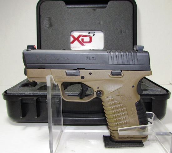 SPRINGFIELD XDS 45 ACP PISTOL 3.3 w CASE & ACC.