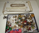 VINTAGE ESTATE COSTUME JEWELRY LOT