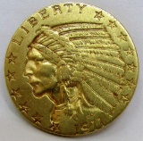 1911 S MINT 5 DOLLAR GOLD INDIAN US COIN