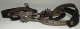 ANTIQUE HANDMADE NAVAJO STERLING SILVER SPURS