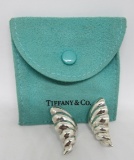 TIFFANY & CO EARRINGS STERLING SILVER PIERCED POST