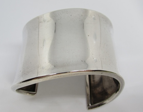 WILLIE SHAW CUFF BRACELET STERLING SILVER SIGN WS
