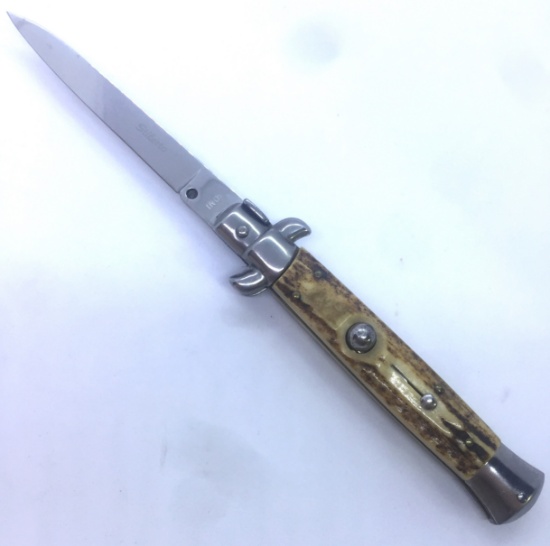 8.5" STAG STILETTO SWITCHBLADE AUTOMATIC KNIFE