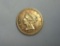 1903 2 1/2 DOLLAR GOLD LIBERTY COIN XF-AU