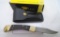 BUCK SWITCHBLADE KNIFE 110 w BOX LEATHER SHEATH