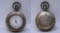1894 ELGIN COIN STERLING SILVER POCKET WATCH