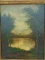 UNSIGNED PAINTING ON CANVAS ORNATE FRAME