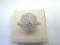 1CT DIAMOND RING 14K GOLD PAVE SIZE 7