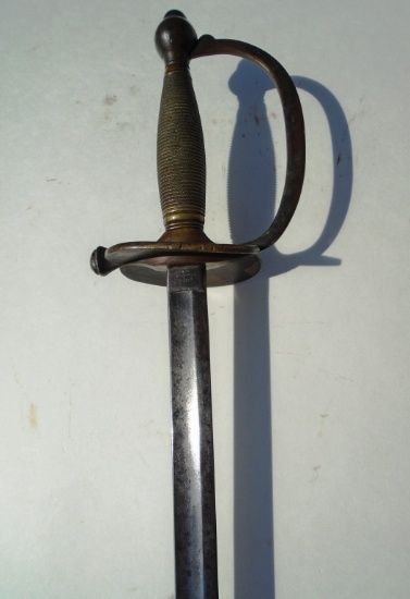 1840 EMERSON & SILVER CIVIL WAR MUSICIAN SWORD USA