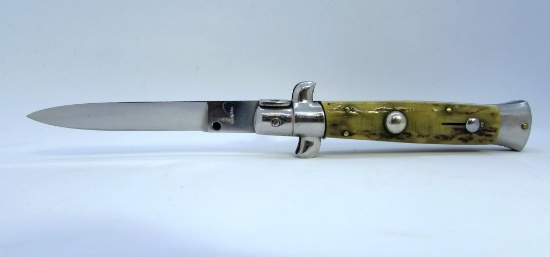 ROSTFREI GERMAN SWITCHBLADE POCKET KNIFE STAG