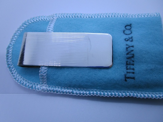 TIFFANY & CO MONEYCLIP STERLING SILVER MONEY CLIP