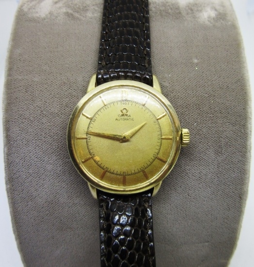 OMEGA WATCH 14K GOLD FILLED 351 17J