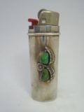 WADSWORTH ROYSTON TURQUOIS LIGHTER STERLING SILVER