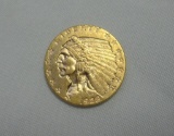 1928 US GOLD 2 1/2 DOLLAR INDIAN COIN UNC