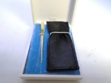 SOLID 14K GOLD TOOTHPICK WITH CASE TOOTH PICK