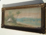 WAITE WATERCOLOR PAINTING ORIGINAL SIGNED 19TH CEN