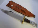 RUANA 32 B KNIFE GATOR HORSE CROCKETT BOWIE-SHEATH