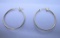 14K YELLOW GOLD HOOP EARRINGS