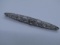 ANTIQUE PLATINUM DIAMOND BAR PIN