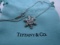 TIFFANY & CO PLATINUM DIAMOND SNOWFLAKE & CHAIN