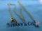 TIFFANY & CO DIAMOND PLATINUM CROSS 18K GOLD CHAIN