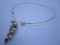 14K GOLD PEARL NECKLACE COLLAR FREEFORM 15.8GRAMS