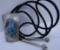 MELVIN FRANCIS TURQUOISE BOLO NECKLACE STERLING