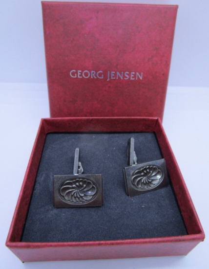 GEORG JENSEN #59A LINKS STERLING SILVER CUFFLINKS