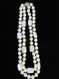 9MM MOP BEAD 14KT GOLD NECKLACE MOTHER OF PEARL