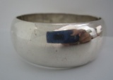 HUGE 26MM BANGLE BRACELET STERLING SILVER