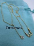 TIFFANY & CO DIAMOND NECKLACE 18K GOLD 750 PERETTI