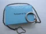 TIFFANY & CO KEYRING & CHAIN STERLING SILVER