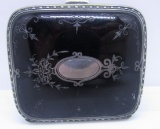 ENAMEL CIGARETTE CASE BOX STERLING SILVER WEBSTER